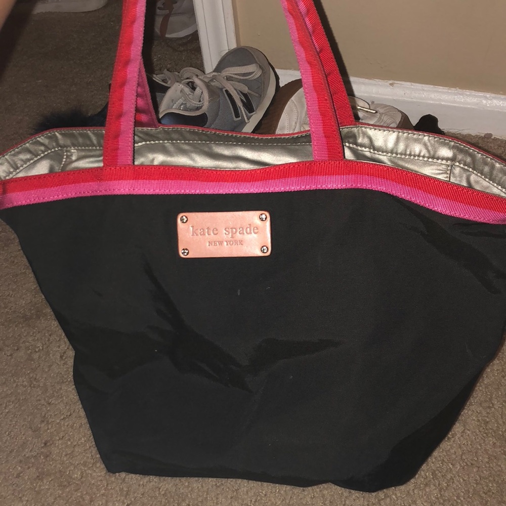 black waterproof kate spade purse